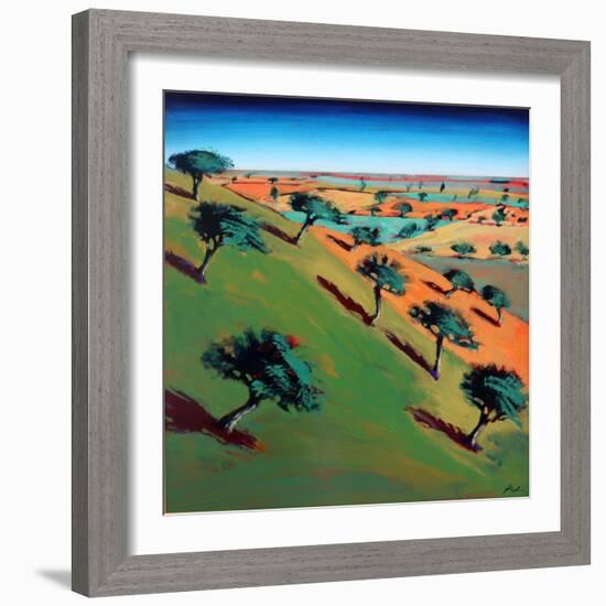 Ragged Stone Hill-Paul Powis-Framed Giclee Print