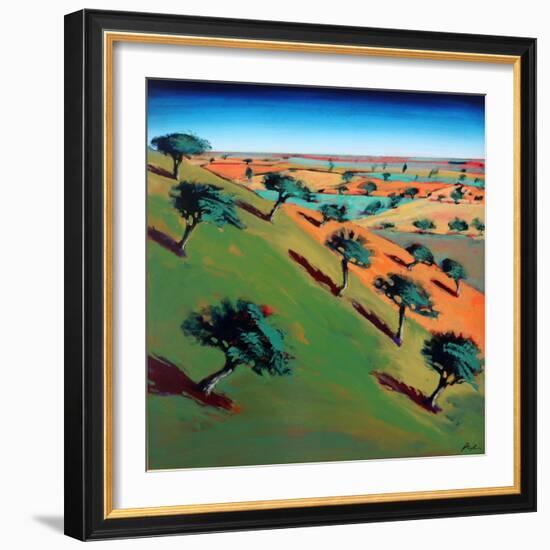 Ragged Stone Hill-Paul Powis-Framed Giclee Print