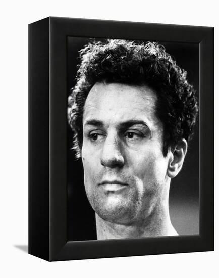 Raging Bull by Martin Scorsese with Robert by Niro, 1980 (b/w photo)-null-Framed Stretched Canvas