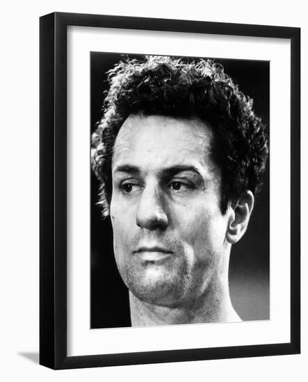 Raging Bull by Martin Scorsese with Robert by Niro, 1980 (b/w photo)-null-Framed Photo