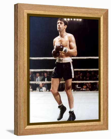 Raging Bull by Martin Scorsese with Robert by Niro, 1980 (photo)-null-Framed Stretched Canvas