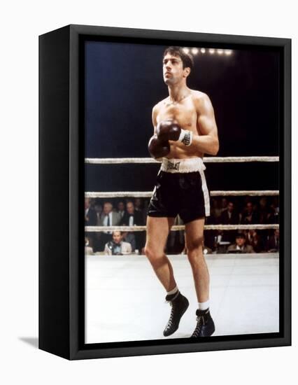 Raging Bull by Martin Scorsese with Robert by Niro, 1980 (photo)-null-Framed Stretched Canvas