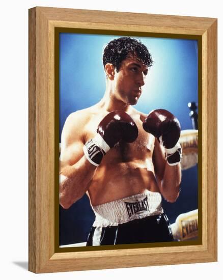 Raging Bull by Martin Scorsese with Robert by Niro, 1980 (photo)-null-Framed Stretched Canvas