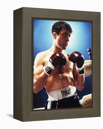 Raging Bull by Martin Scorsese with Robert by Niro, 1980 (photo)-null-Framed Stretched Canvas