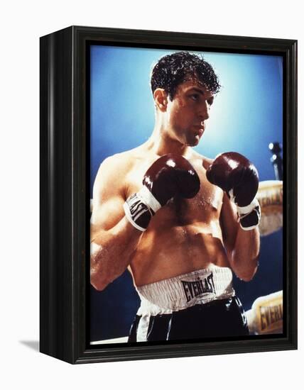 Raging Bull by Martin Scorsese with Robert by Niro, 1980 (photo)-null-Framed Stretched Canvas