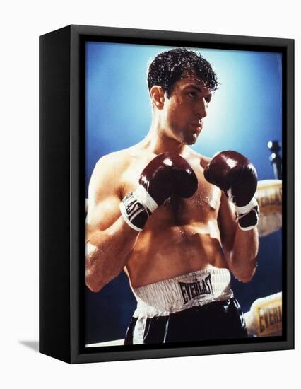 Raging Bull by Martin Scorsese with Robert by Niro, 1980 (photo)-null-Framed Stretched Canvas