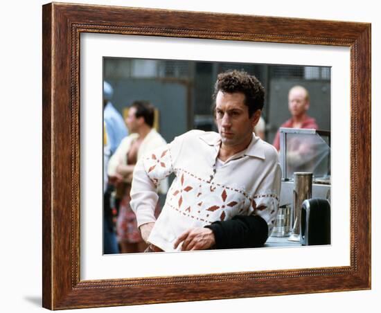 Raging Bull by Martin Scorsese with Robert by Niro, 1980 (photo)-null-Framed Photo