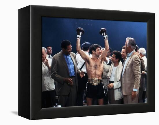 Raging Bull, Robert De Niro, Joe Pesci, Directed by Martin Scorsese, 1980-null-Framed Stretched Canvas