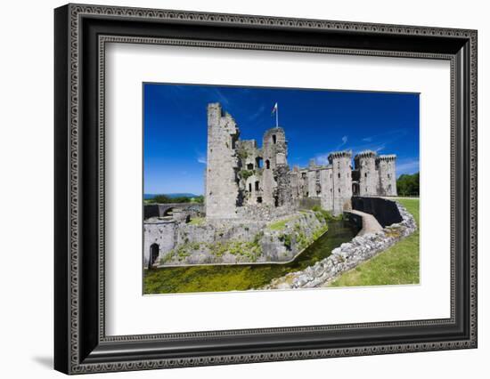 Raglan Castle, Monmouthshire, Wales, United Kingdom, Europe-Billy Stock-Framed Photographic Print