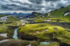 Landscape of Geothermal Hot Springs, Mud Pots and Fumaroles, Namaskard by Lake Myvatn, Iceland-Ragnar Th Sigurdsson-Photographic Print
