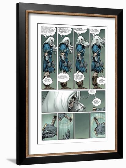 Ragnarok Issue No. 3: The Forest of the Dead - Page 11-Walter Simonson-Framed Art Print