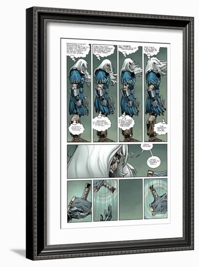 Ragnarok Issue No. 3: The Forest of the Dead - Page 11-Walter Simonson-Framed Art Print