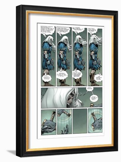 Ragnarok Issue No. 3: The Forest of the Dead - Page 11-Walter Simonson-Framed Art Print