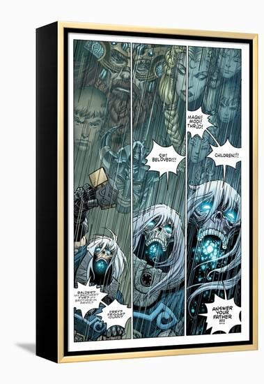 Ragnarok Issue No. 3: The Forest of the Dead - Page 6-Walter Simonson-Framed Stretched Canvas