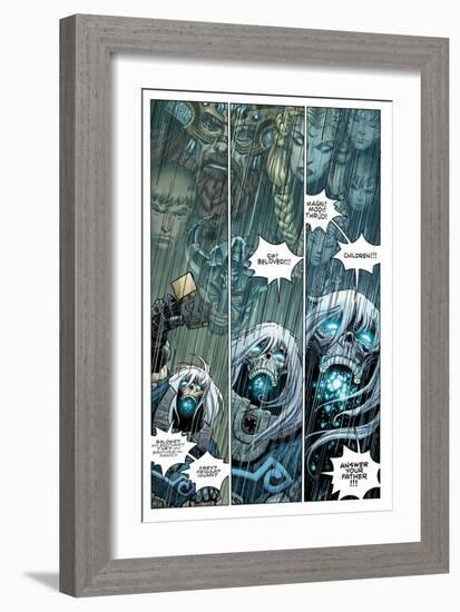 Ragnarok Issue No. 3: The Forest of the Dead - Page 6-Walter Simonson-Framed Art Print