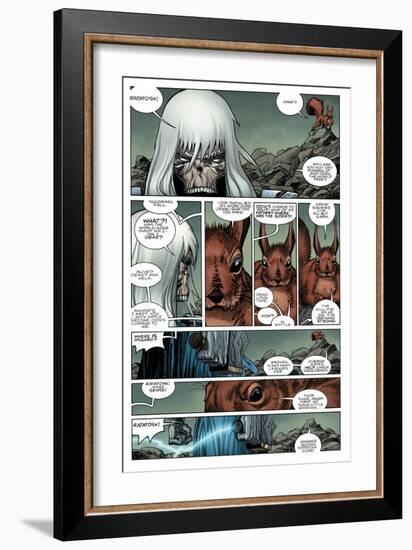 Ragnarok Issue No. 3: The Forest of the Dead - Page 8-Walter Simonson-Framed Art Print