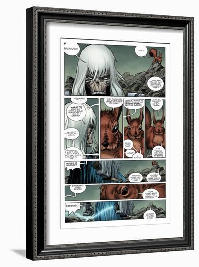 Ragnarok Issue No. 3: The Forest of the Dead - Page 8-Walter Simonson-Framed Art Print