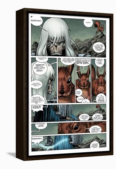 Ragnarok Issue No. 3: The Forest of the Dead - Page 8-Walter Simonson-Framed Stretched Canvas