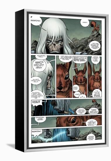 Ragnarok Issue No. 3: The Forest of the Dead - Page 8-Walter Simonson-Framed Stretched Canvas