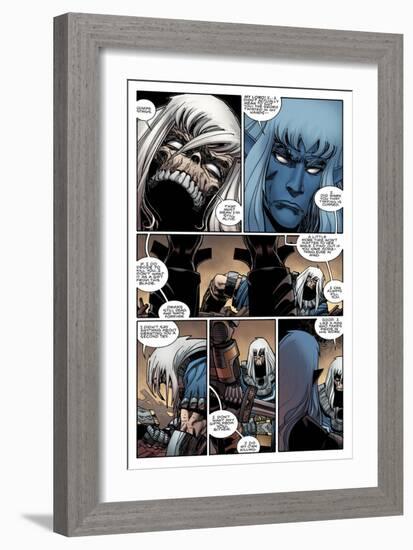 Ragnarok Issue No. 9: The Games of Life and Death - Page 2-Walter Simonson-Framed Art Print