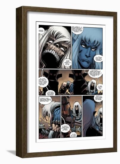 Ragnarok Issue No. 9: The Games of Life and Death - Page 2-Walter Simonson-Framed Art Print