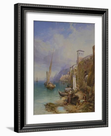 Ragusa on the Adriatic-Thomas Miles Richardson-Framed Giclee Print