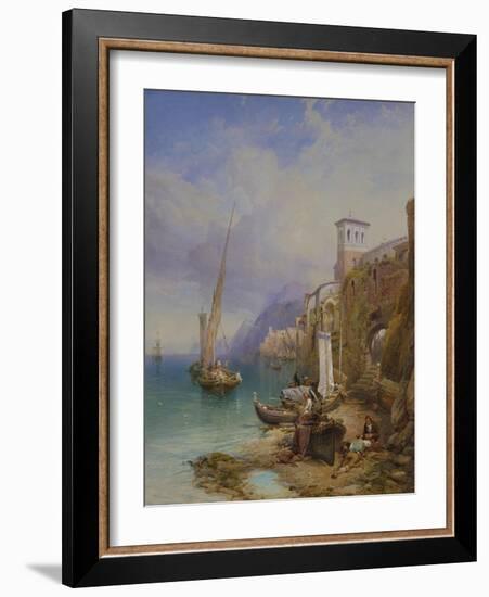 Ragusa on the Adriatic-Thomas Miles Richardson-Framed Giclee Print