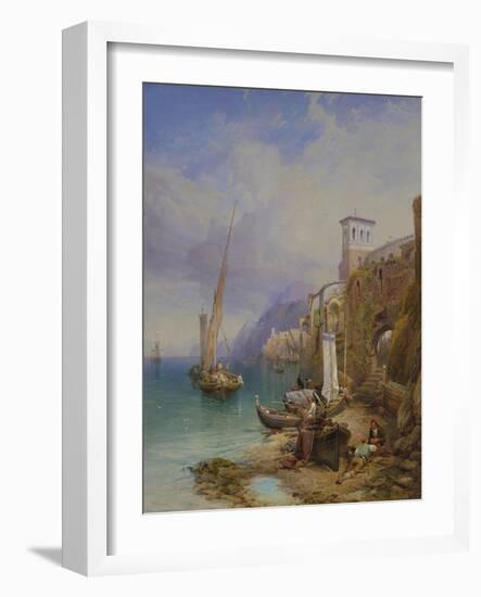 Ragusa on the Adriatic-Thomas Miles Richardson-Framed Giclee Print