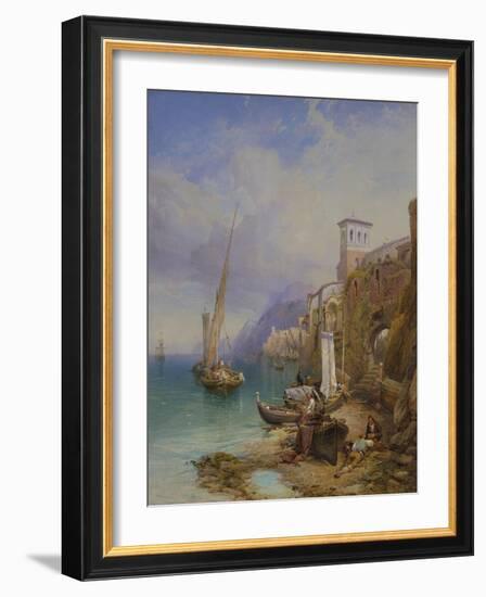 Ragusa on the Adriatic-Thomas Miles Richardson-Framed Giclee Print