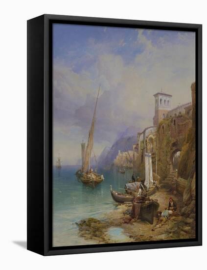 Ragusa on the Adriatic-Thomas Miles Richardson-Framed Premier Image Canvas