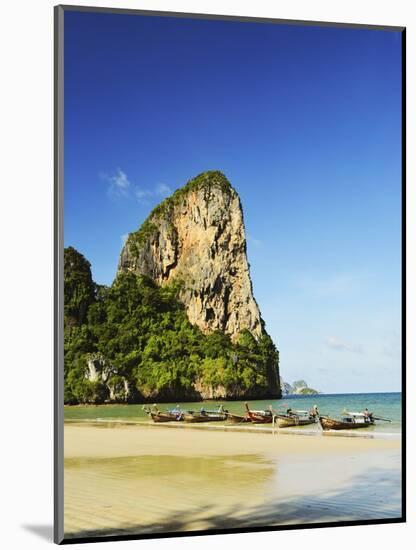 Rai Leh West Beach, Rai Leh (Railay), Andaman Coast, Krabi Province, Thailand, Southeast Asia, Asia-Jochen Schlenker-Mounted Photographic Print