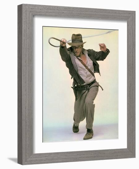 Raiders of the Lost Ark 1981 Directed by Steven Spielberg Harrison Ford-null-Framed Photo