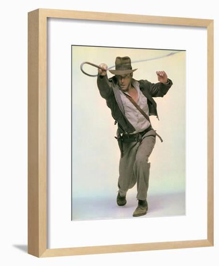 Raiders of the Lost Ark 1981 Directed by Steven Spielberg Harrison Ford-null-Framed Photo