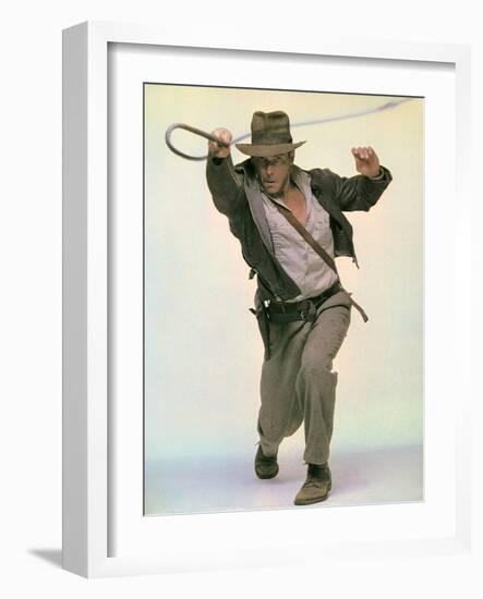 Raiders of the Lost Ark 1981 Directed by Steven Spielberg Harrison Ford-null-Framed Photo