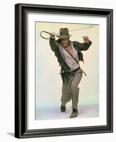 Raiders of the Lost Ark 1981 Directed by Steven Spielberg Harrison Ford-null-Framed Photo