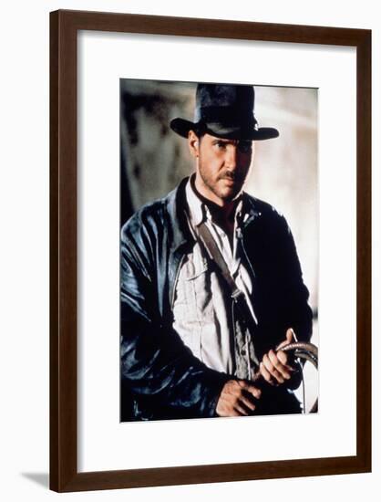 Raiders of the Lost Ark 1981 Directed by Steven Spielberg Harrison Ford-null-Framed Photo