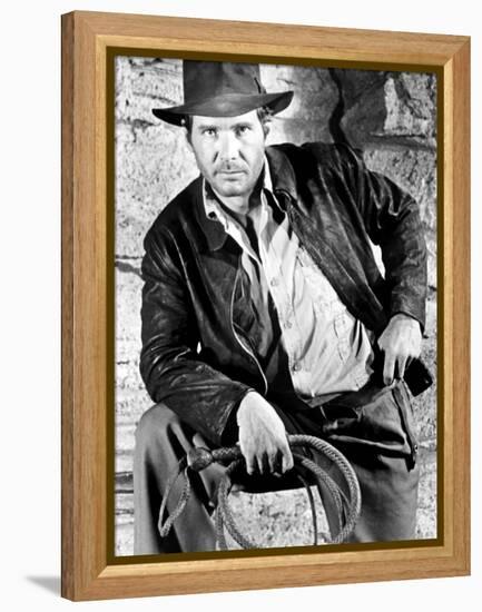 Raiders of the Lost Ark, Harrison Ford, 1981-null-Framed Stretched Canvas