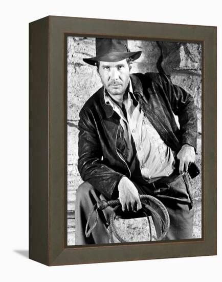 Raiders of the Lost Ark, Harrison Ford, 1981-null-Framed Stretched Canvas