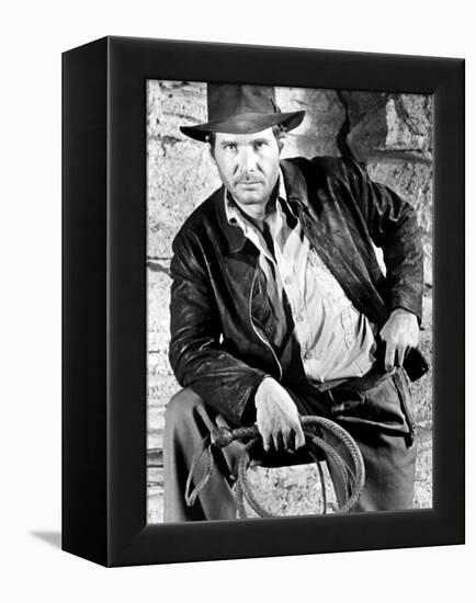 Raiders of the Lost Ark, Harrison Ford, 1981-null-Framed Stretched Canvas