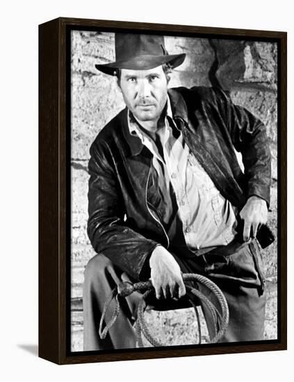 Raiders of the Lost Ark, Harrison Ford, 1981-null-Framed Stretched Canvas