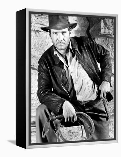 Raiders of the Lost Ark, Harrison Ford, 1981-null-Framed Stretched Canvas