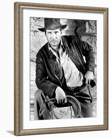 Raiders of the Lost Ark, Harrison Ford, 1981--Framed Photo