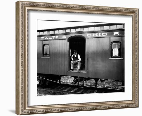 Rail Security-null-Framed Photographic Print