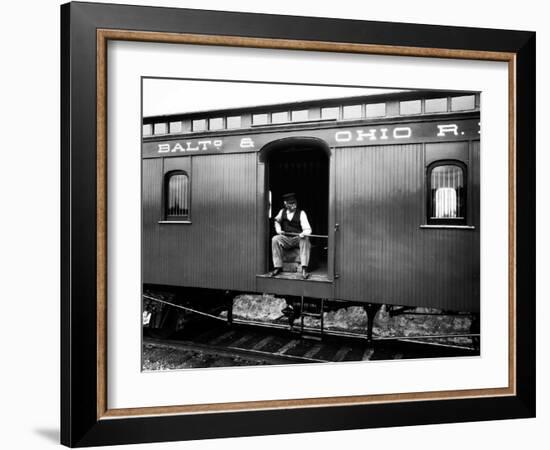 Rail Security-null-Framed Photographic Print