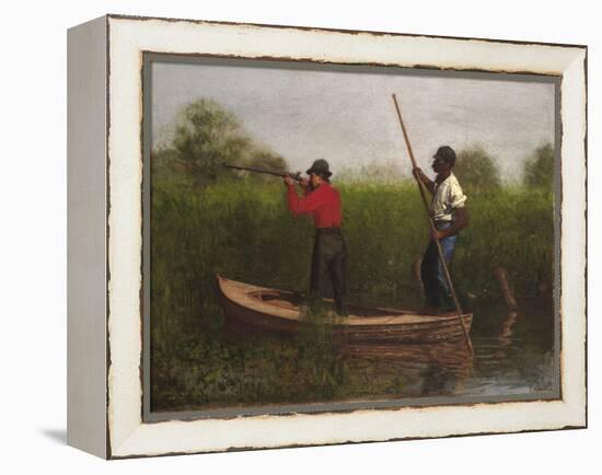 Rail Shooting on the Delaware, 1876-Thomas Cowperthwait Eakins-Framed Premier Image Canvas