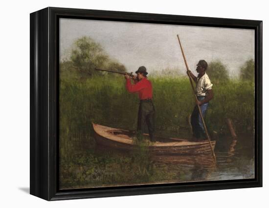 Rail Shooting on the Delaware, 1876-Thomas Cowperthwait Eakins-Framed Premier Image Canvas