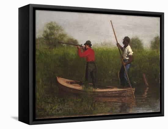 Rail Shooting on the Delaware, 1876-Thomas Cowperthwait Eakins-Framed Premier Image Canvas