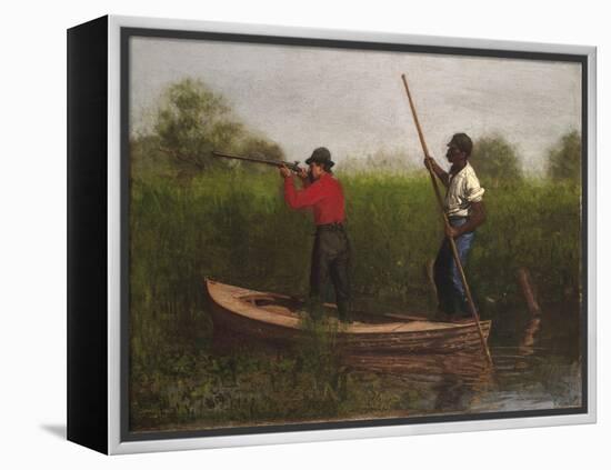 Rail Shooting on the Delaware, 1876-Thomas Cowperthwait Eakins-Framed Premier Image Canvas