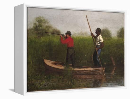 Rail Shooting on the Delaware, 1876-Thomas Cowperthwait Eakins-Framed Premier Image Canvas