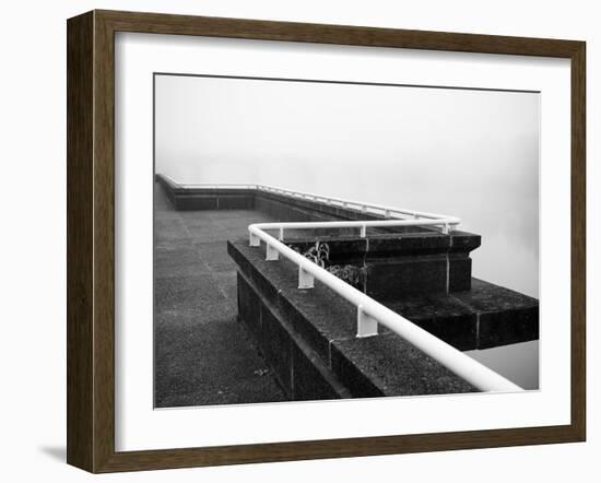 Railing Beside River-Craig Roberts-Framed Photographic Print